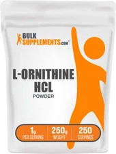 BulkSupplements L-Ornithine HCl Powder - 1g per Serving