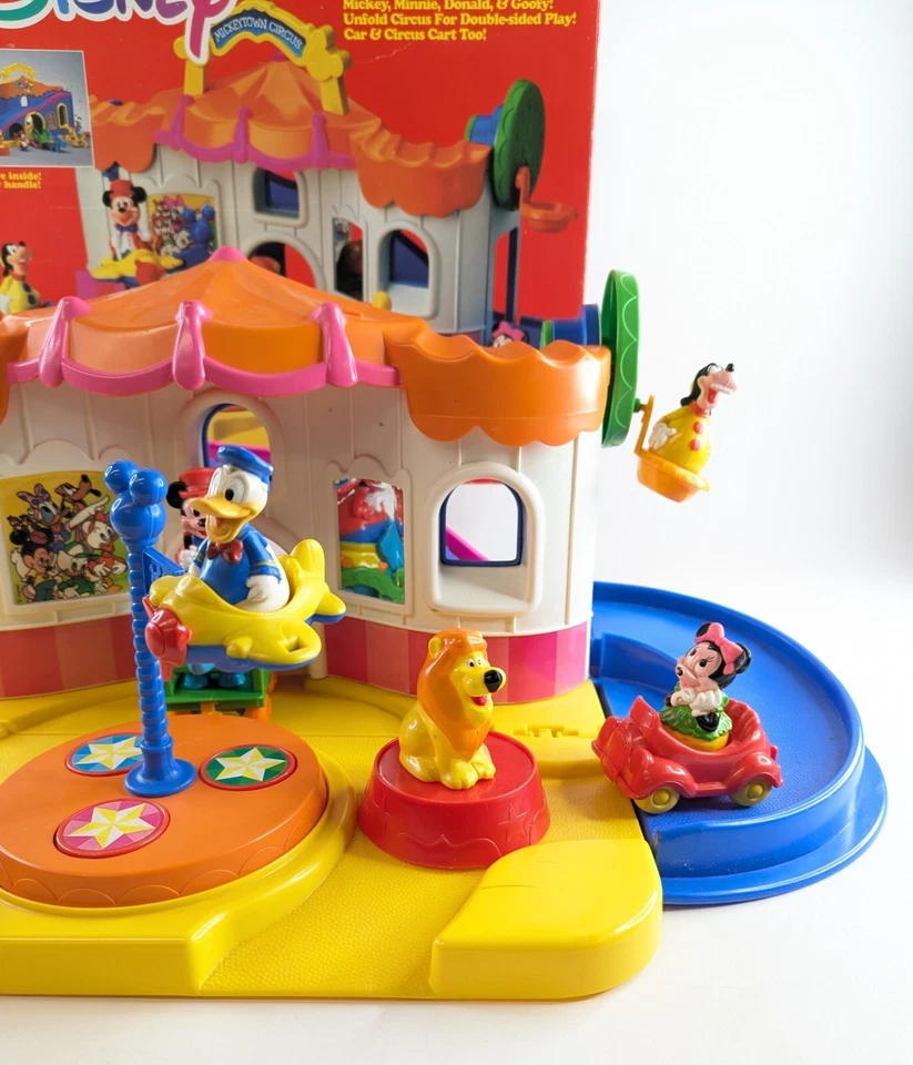 Juego De Colección Mickeytown Circus 3521 - Disney Mattel - con Caja y Figuras **LEER** Foto 4 de 4