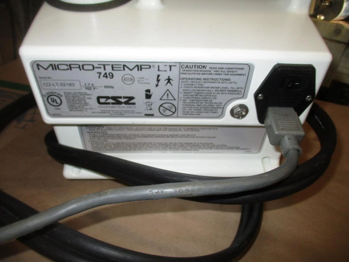 Cincinnati Sub-Zero CSZ 749 Micro-Temp LT Heat Therapy Pump System  GUARANTEED | eBay