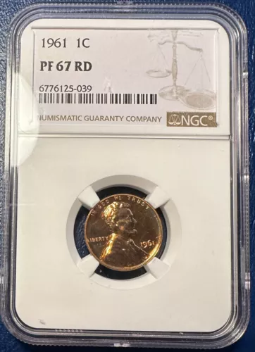 PROOF 1961 Lincoln Memorial - NGC Graded PF67 RD - White Label