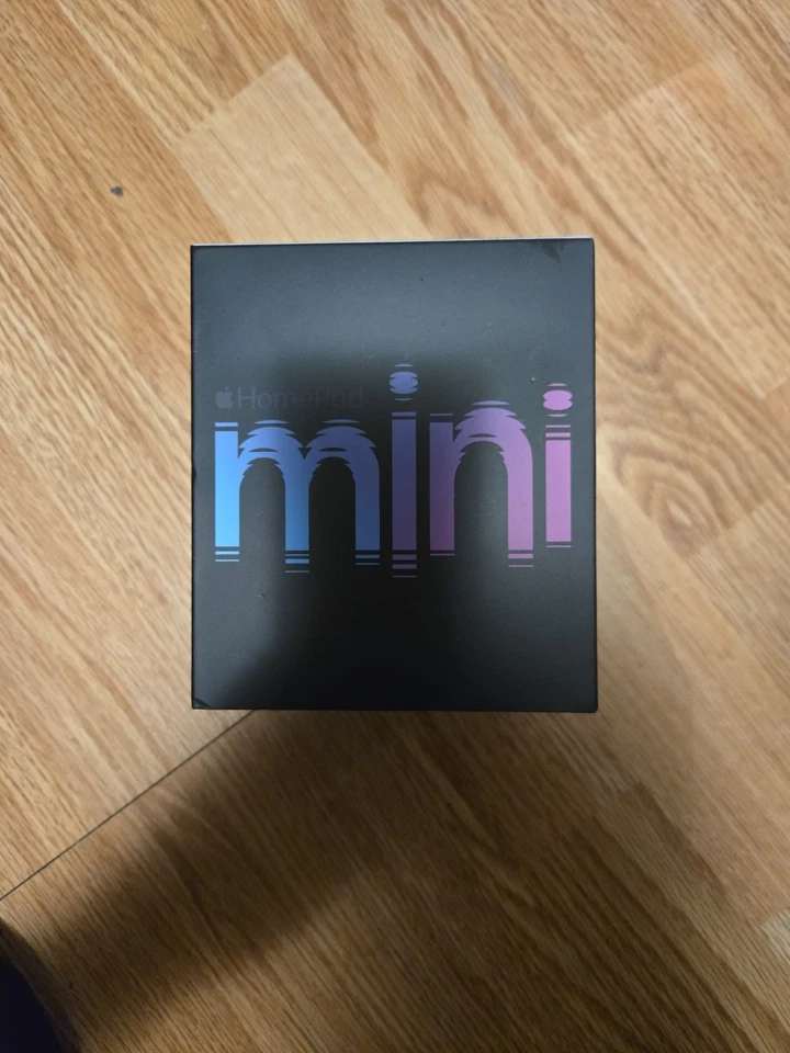 Apple iPhone HomePod Mini Bluetooth Smart Speaker Black 1 BOX Only ORIGINAL BOX - image 3 of 4