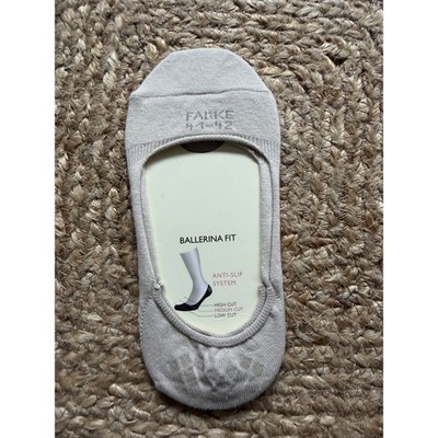 New Falke Women s Ballerina Fit Socks Sz 9.5-10.5 41-42 Cream Invisible