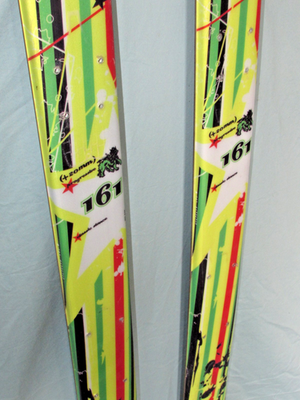 Salomon Teneighty 1080 FLYER Twin Tip freestyle All Mtn skis 161cm
