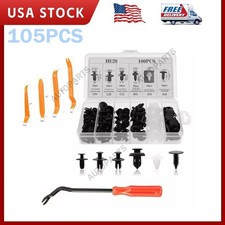 Car Accessories Clip Trim Push Pin Rivet Bumper Door Panel Retainer Fastener Set