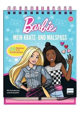 Mein Kratz- und Malspaß - Barbie | Ullmann Medien Verlag | Buch | Spiralbindung