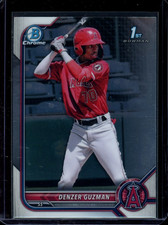 2022 1st Bowman Chrome ~ Denzer Guzman ~ #BCP-138 ~ Los Angeles Angels