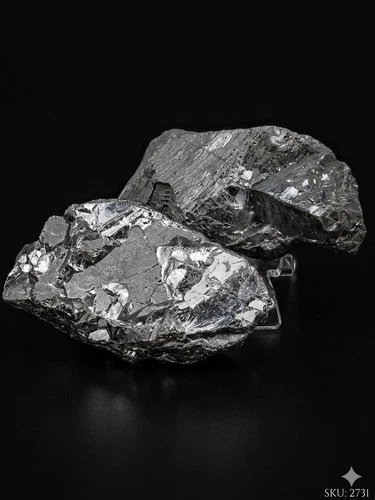 Specular Hematite Specimen - High Lustre Metallic Crystal Mineral Rough - product listing photo