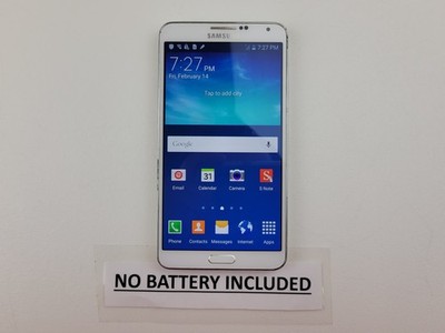 Samsung Galaxy Note 3 (SM-N900V) 32GB - White (GSM Unlocked) Smartphone - H3403