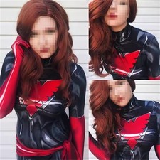 Black Dark Phoenix Jean Grey Jumpsuit X-men Cosplay Costume Adult Kids Halloween