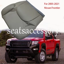 For Nissan Frontier 2005-2021 Driver Bottom Replacement Cloth Seat Cover Gray 