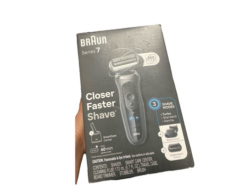 Braun Electric Shaver Series 7 7185cc, Wet & Dry Shave, OPENBOX