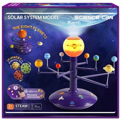 Talking Solar System Planetarium Projector Kids 8 Planets STEM Night Light