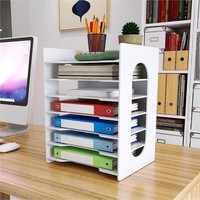 Dokumentenablage A4 Papierablage PVC Aktenablage BüRo Organizer 7 AblagefäCher