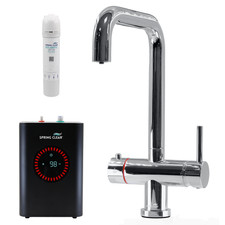 Spring Clear Atlantic 3-in-1 Instant Boiling Water Hot Tap Kit Chrome Boiler