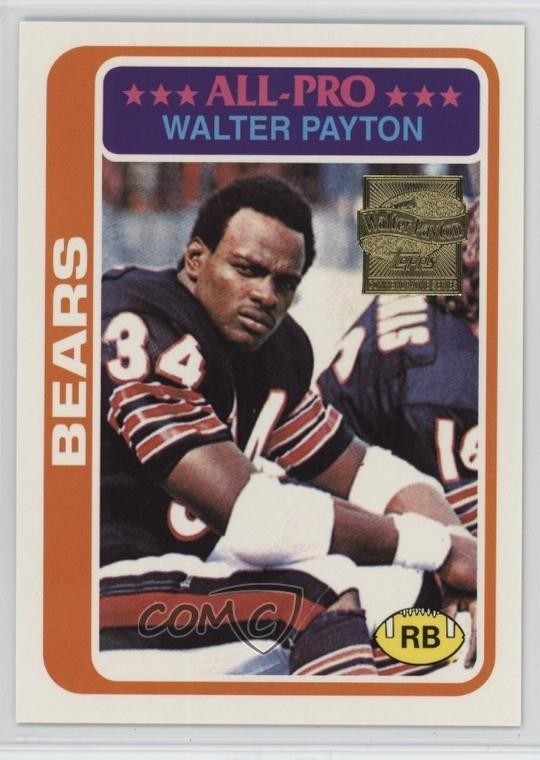 2001 Topps Walter Payton Reprints Walter Payton (1978 Topps) #WP3 HOF 7sw