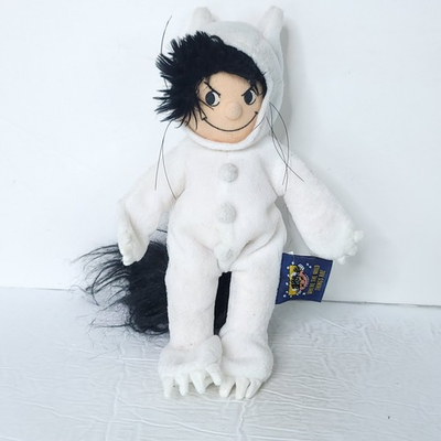 #ad #ad Where The Wild Things Are Max Plush Max Sendak 10” Removable Costume RARE 1998 $29.74