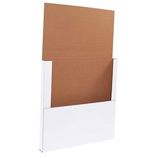 BFM24242BF Corrugated Cardboard Easy-Fold Mailers, 24 x 24 x 2 Inches, Fold