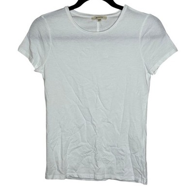 Madewell NWT Womens XXS Essential Slim Tee White Lightweight Cotton Shirt NU848