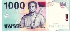 Indonesia one thousand rupiah 2013*