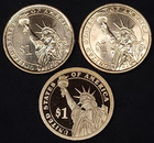 2016 D, P, S $1 Lyndon B. Johnson Presidential Dollar coin set - NIFC+PROOF — photo 2