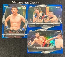 2026 Topps Chrome UFC Blue Cory Sandhagen Umar Nurmagomedov /150 Lot*3
