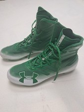 Under Armour UA Highlight MC Football Cleats Men  s 14 Green/White 3000177-301