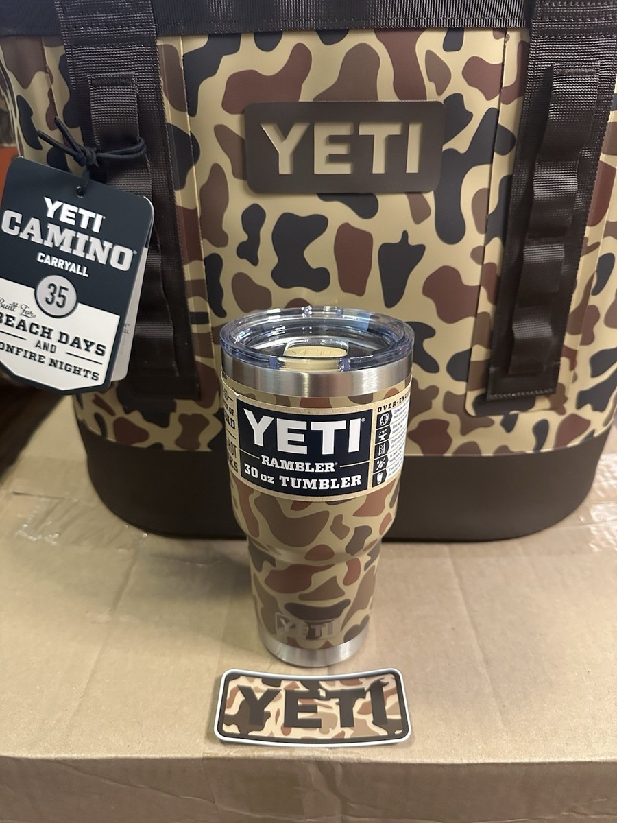 YETI RAMBLER 30 WETLANDS CAMO Tumbler UNRELEASED Limited Edition