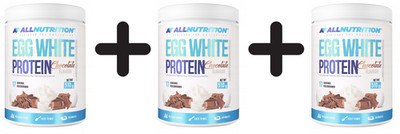 3 x Allnutrition Egg White Protein, Chocolate - 510g (45,72 EUR/kg)