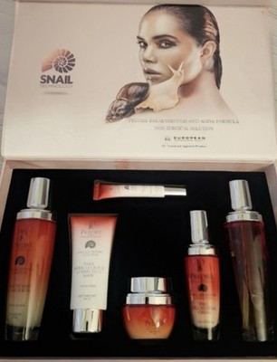Snail Mucin Anti-Aging Skincare Set, Serums, Creams,Toner, Mask