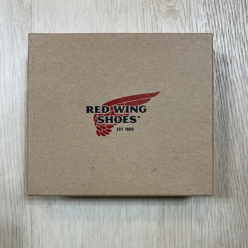 Cartera portatarjetas de cuero Huckberry EDC Red Wing minimalista Londres bronceado vegetal nueva - Imagen 2 de 8