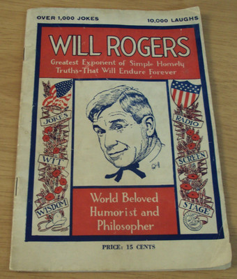 VTG 1935 Recent Death TRIBUTE Booklet~''WILL ROGERS''~Humorist/Wiley Post~