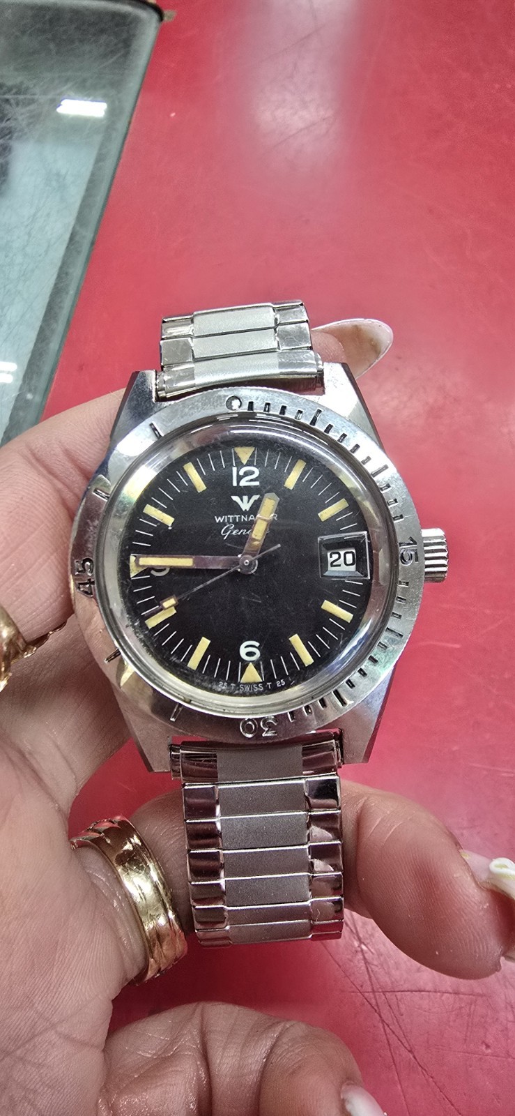 Vintage Wittnauer Ref. 4000 Skin Diver Watch • 38mm • Collector Watch