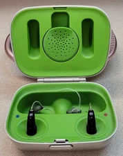 Phonak Audeo 0459, P30 Hearing Aids, Rechargeable, Left and Right.