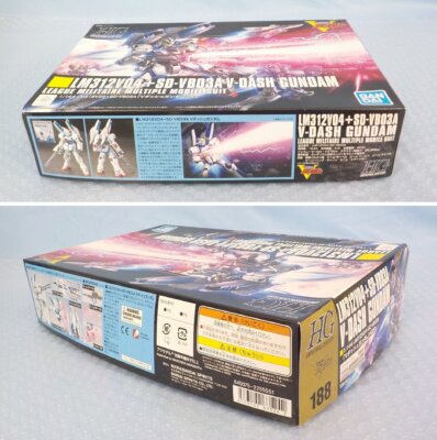 BANDAI HGUC 1/144 LM312V04 + SD-VB03A V-DASH GUNDAM MODEL KIT