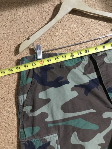 Army Military Cargo Ripstop Pants Men Large 35-39 Camo Green Tactical (177) - Bild 4 von 8