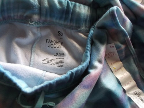 GIRLS SO MULTI-COLOR FAVORITE JOGGER PANTS -SIZE X-LARGE (14-16) - NWT - Picture 5 of 5