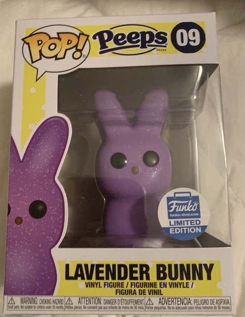 Funko Pop- PEEPS LAVENDER BUNNY Funko Shop Exclusive | eBay