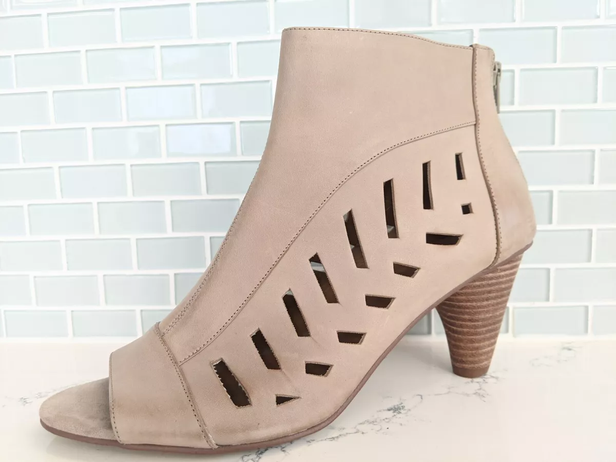 Nine west open toe ankle boots hotsell