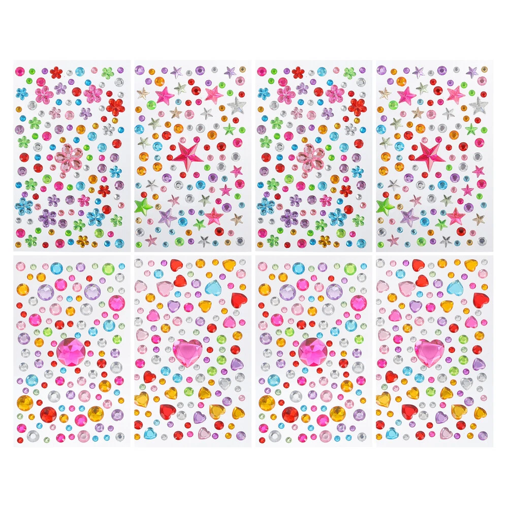 Gem Stickers Crafts For Kids