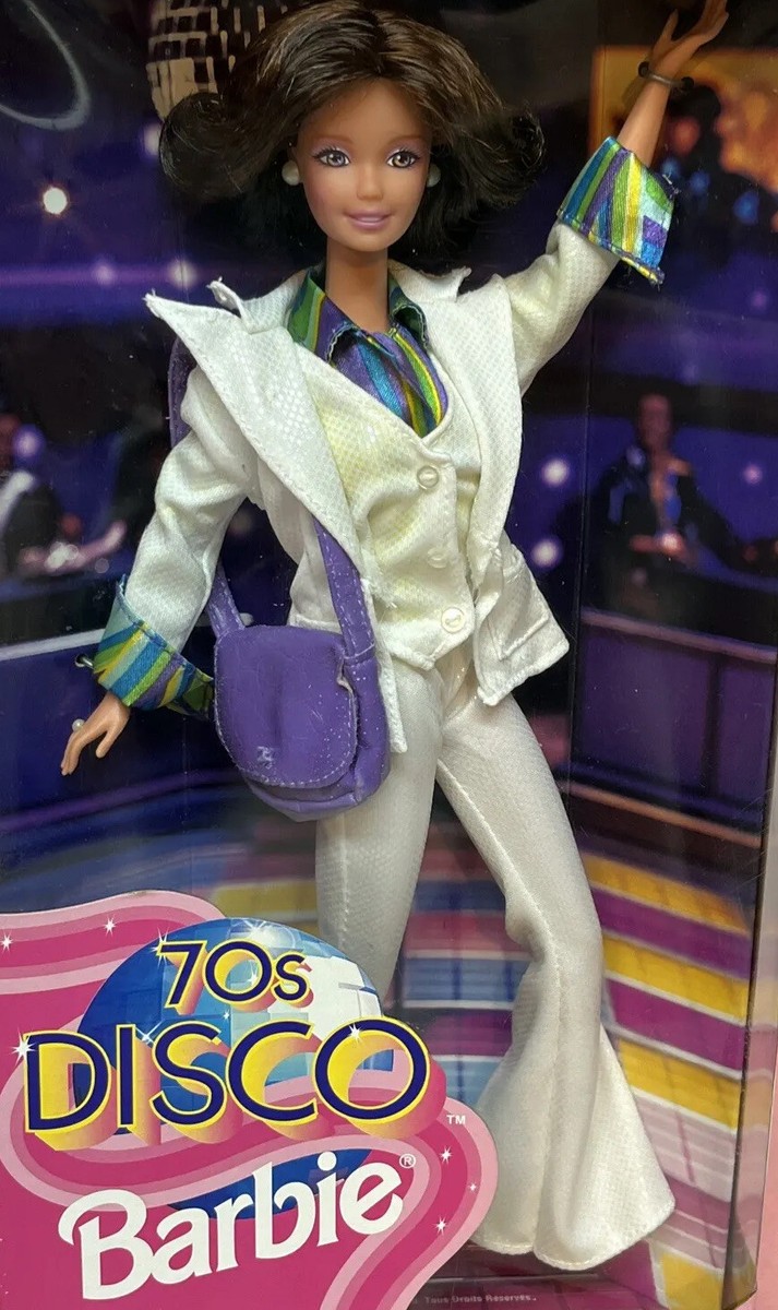 Barbie Disco 70's Brunette Barbie 19929 Vintage 1998 Mattel NRFB