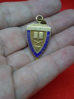 Vintage 1949 Associate Editor Pendant