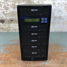 PlexCopier24X 1 to 5 CD DVD M-Disc Supported Duplicator Copier Tower - WORKS