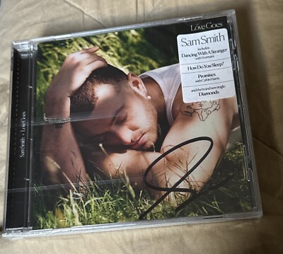 ** Signed** SAM SMITH  Love Goes CD sealed