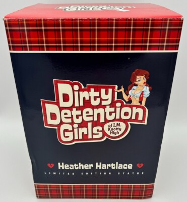 Dirty Detention Girls of I.M Knotty High - Heather Hartlace Limited Statue - MIB