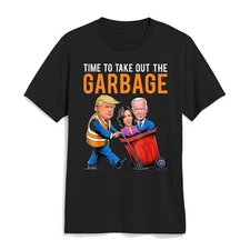 Garbage for Trump 2024 Funny Time to take out Garbage Biden T-Shirt