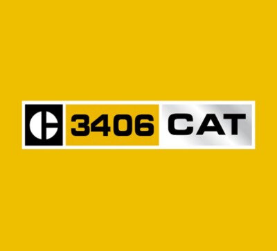 CD「a♡」 Caterpillar 3406 Diesel Engine Replacement Vinyl Decals