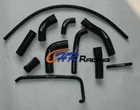 Black Silicone Radiator Coolant Hose Fit For Yamaha YZF R6 2006 2007