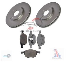 FORD ECOSPORT 2013-2017 FRONT 2 VENTED BRAKE DISCS & PADS SET - 278mm Premium