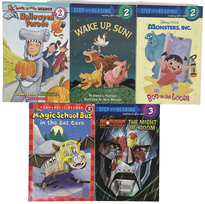 Levels 2 & 3  Early Reader Books Homeschool Curriculum Reading Lot x5