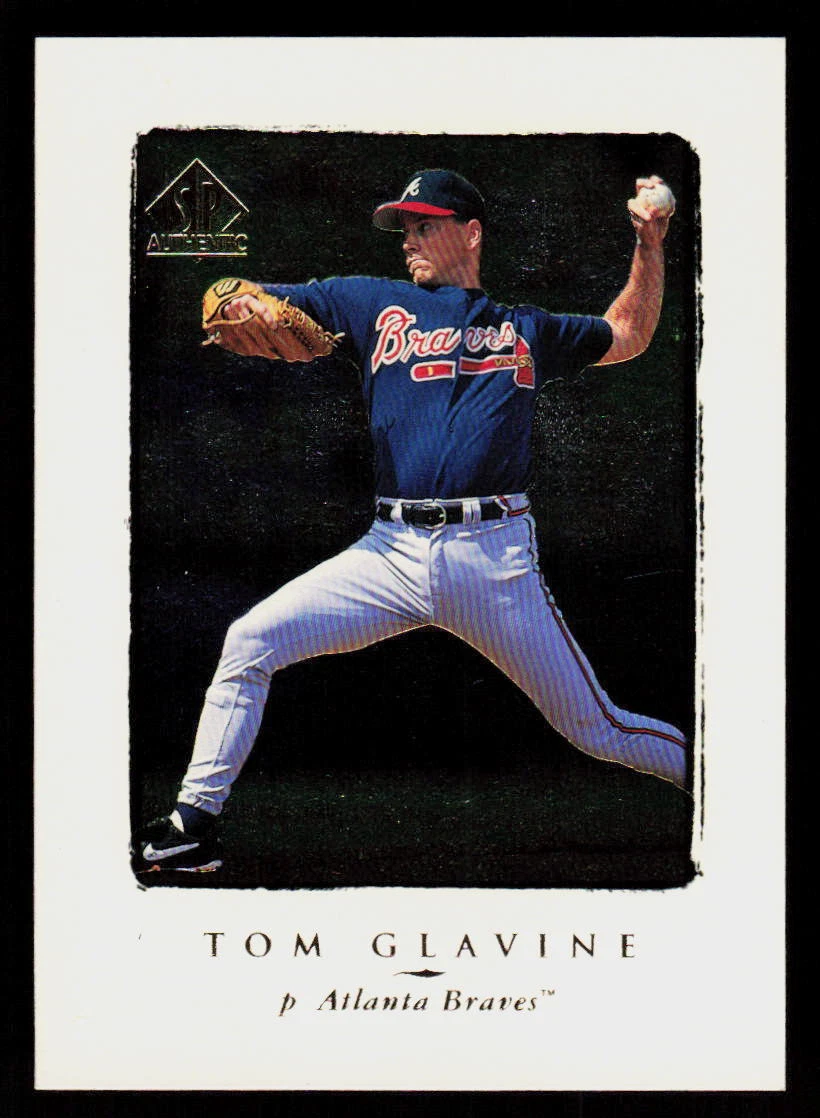 1998 SP Authentic Tom Glavine #44  Baseball  Atlanta Braves